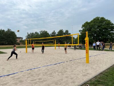 Beachvolleyballspiel