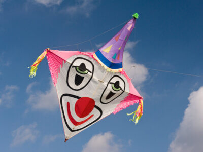 Drache am HImmel beim Drachenfest Volkspark Potsdam
