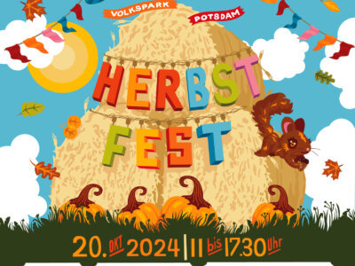 Anzeige für Herbstfest am 20.10.2024 im Volkspark Potsdam