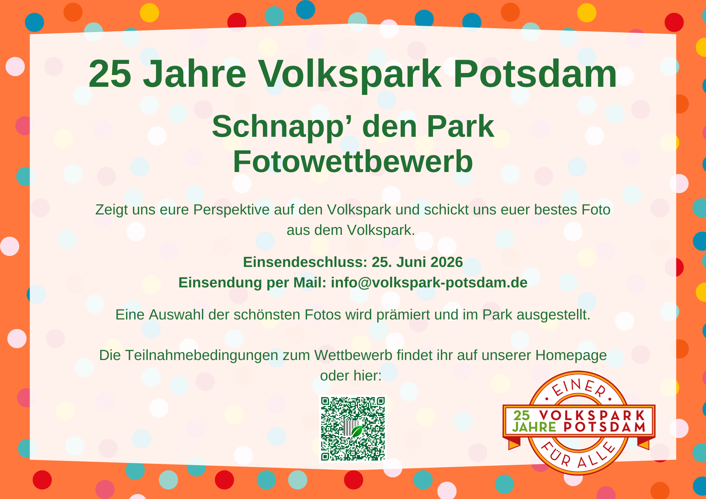 Schnapp' den Park - Fotowettbewerb