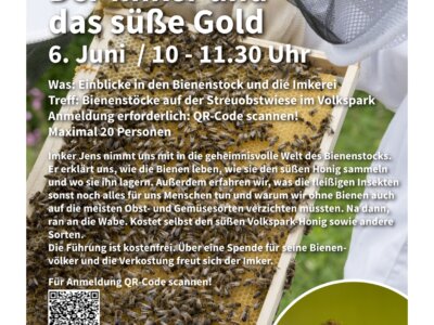Plakat Der Imker und das süße Gold