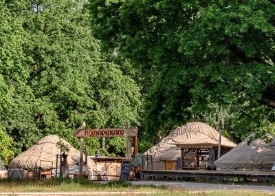Jurtendorf Nomadenland im Volkspark